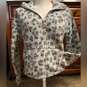 So Cozy Softest Sherpa quarter-zip pullover